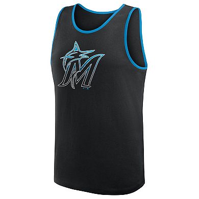 Men's Black Miami Marlins Unmatched Success Tank Top