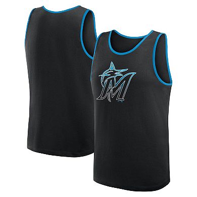Men's Black Miami Marlins Unmatched Success Tank Top