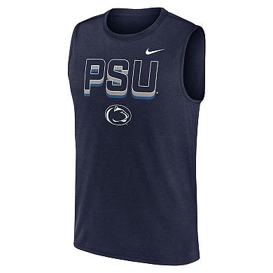 Men's Nike Navy Penn State Nittany Lions Primetime Tricode Legend Performance Tank Top