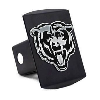 WinCraft Chicago Bears Premium Metal Chrome Logo Universal Hitch Cover
