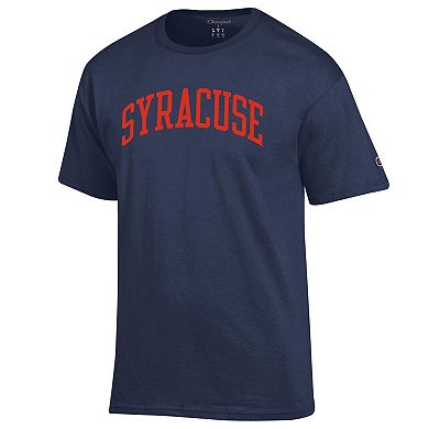 Men's Champion Navy Syracuse Orange Basic Arch T-Shirt