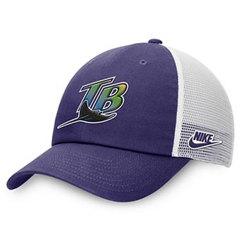 Men's�Nike Purple/White Tampa Bay Rays Rise Adjustable Trucker Hat