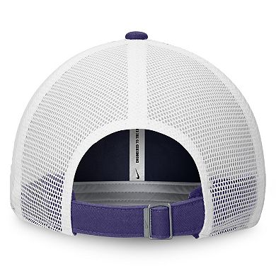 Men's Nike Purple/White Tampa Bay Rays Rise Adjustable Trucker Hat