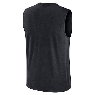Men's Nike Black Baltimore Orioles Knockout Performance Muscle Tank Top