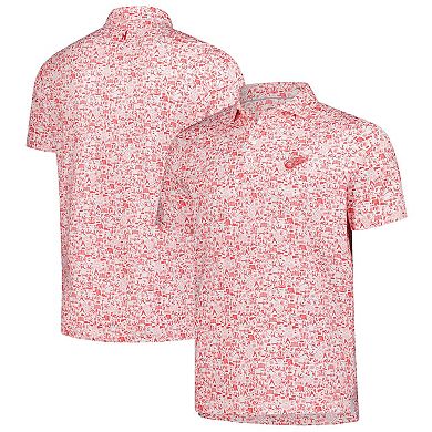 Men's johnnie-O Red/White Detroit Red Wings Slapshot Polo