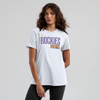 Women's Nike White Colorado Rockies 2025 City Connect Wordmark T-Shirt