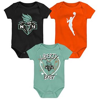 Infant Outerstuff New York Liberty Slide Home 3 pc Creeper Set
