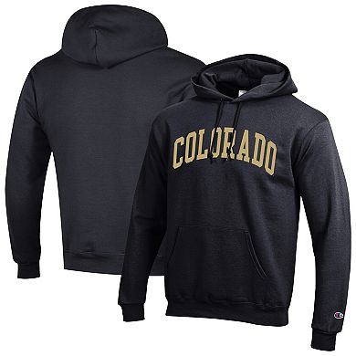 Men's Champion Black Colorado Buffaloes Basic Arch Fleece Pullover Hoodie