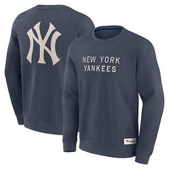 Men's Fanatics Blue New York Yankees Elements Future Ground Lettering Pullover Sweatshirt