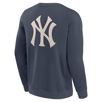 Men's Fanatics Blue New York Yankees Elements Future Ground Lettering Pullover Sweatshirt