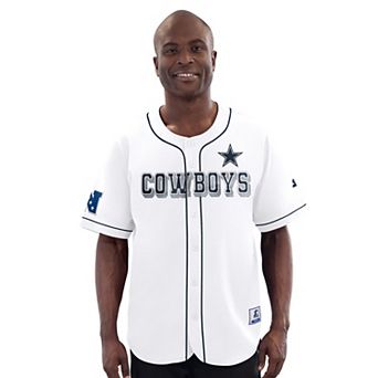 Men's�G-III Sports by Carl Banks White Dallas Cowboys Relay Baseball Jersey