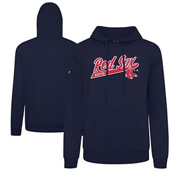 Men's�Levelwear Navy Boston Red Sox Podium Fleece Pullover Hoodie