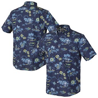 Men's Reyn Spooner Dark Blue Tampa Bay Rays Kekai Button-Down Shirt