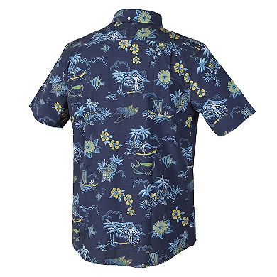 Men's Reyn Spooner Dark Blue Tampa Bay Rays Kekai Button-Down Shirt