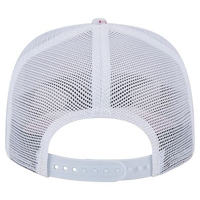 Men's New Era White Pittsburgh Pirates Flamingo Mesh Back 9SEVENTY Stretch-Snap Hat