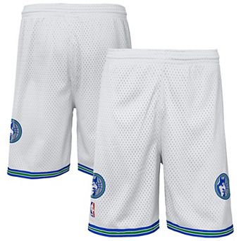 Youth��Mitchell & Ness White Minnesota Timberwolves Swingman Shorts