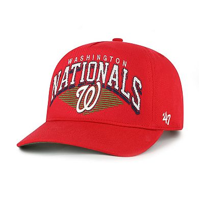 Men's '47 Red Washington Nationals Pomona Hitch Adjustable Hat