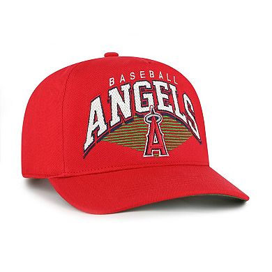 Men's '47 Red Los Angeles Angels Pomona Hitch Adjustable Hat