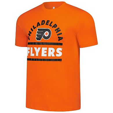 Men's Fanatics Orange Philadelphia Flyers Logo T-Shirt