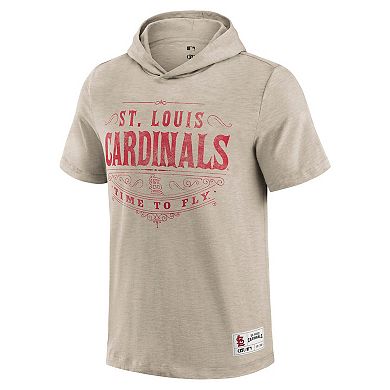 Men's Darius Rucker Collection by Fanatics Tan St. Louis Cardinals Hooded T-Shirt
