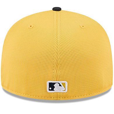 Men's New Era Yellow/Black Minnesota Twins City Connect Batting Practice 59FIFTY Fitted Hat