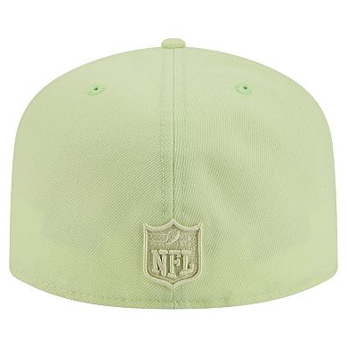 Men's New Era Green Seattle Seahawks Color Pack A-Frame 59FIFTY Fitted Hat