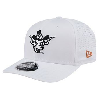 Men's New Era White Texas Longhorns Perform Vault 9SEVENTY Stretch-Snap Hat