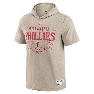 Men's Darius Rucker Collection by Fanatics Tan Philadelphia Phillies Hooded T-Shirt