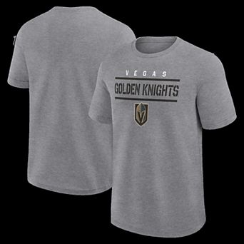 Men's Heather Gray Vegas Golden Knights Top Notch T-Shirt