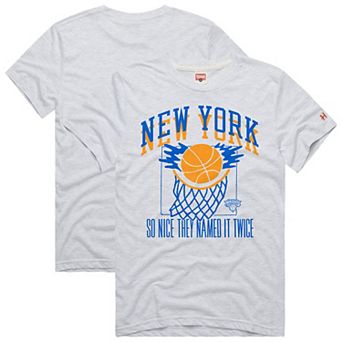 Unisex Homage Ash New York Knicks Hometown Edition Tri-Blend��T-Shirt