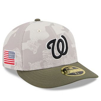 Men's New Era Light Beige/Olive Washington Nationals 2025 Armed Forces Day Low Profile 59FIFTY Fitted Hat
