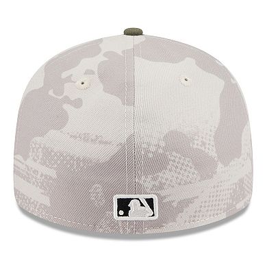 Men's New Era Light Beige/Olive Washington Nationals 2025 Armed Forces Day Low Profile 59FIFTY Fitted Hat