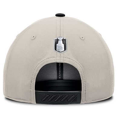 Men's Fanatics Black/Gray Washington Capitals 2025 Metropolitan Division Champions Locker Room Adjustable Hat