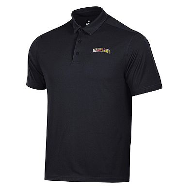 Men's Under Armour Black Maryland Terrapins T2 Green Maryland Day Polo