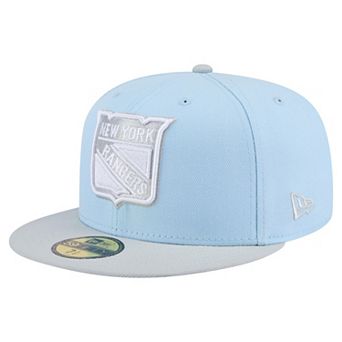 Men's New Era Light Blue/Gray New York Rangers Color Pack 2-Tone 59FIFTY Fitted Hat