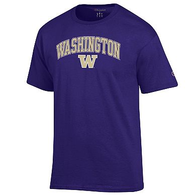 Men's Champion® Purple Washington Huskies Arch Over Logo T-Shirt