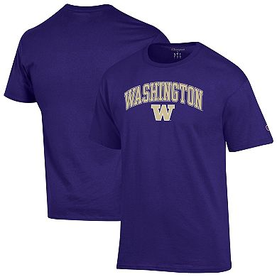 Men's Champion® Purple Washington Huskies Arch Over Logo T-Shirt