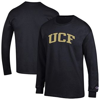 Men's Champion Black UCF Knights Basic Arch Long Sleeve T-Shirt
