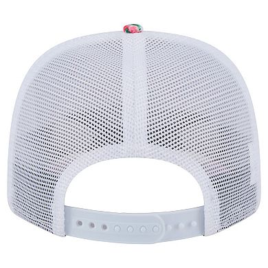 Men's New Era White Chicago White Sox Flamingo Mesh Back 9SEVENTY Stretch-Snap Hat