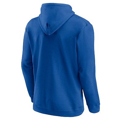 Men's Fanatics Blue Toronto Maple Leafs 2025 Stanley Cup Playoffs Breakout Fleece Pullover Hoodie