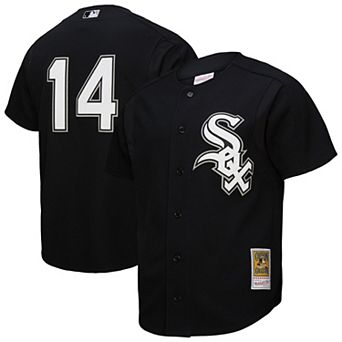 Men's�Mitchell & Ness Paul Konerko Black Chicago White Sox Authentic Batting Practice Jersey