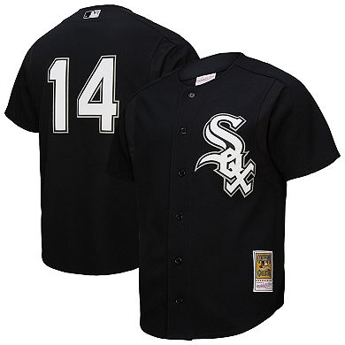 Men's Mitchell & Ness Paul Konerko Black Chicago White Sox Authentic Batting Practice Jersey