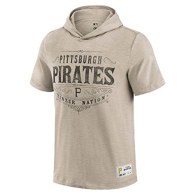 Men's Darius Rucker Collection by Fanatics Tan Pittsburgh Pirates Hooded T-Shirt