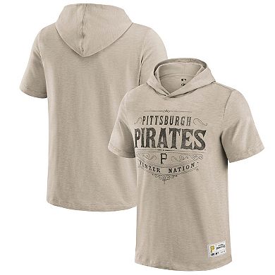 Men's Darius Rucker Collection by Fanatics Tan Pittsburgh Pirates Hooded T-Shirt