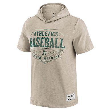 Men's Darius Rucker Collection by Fanatics Tan Oakland Athletics Hooded T-Shirt