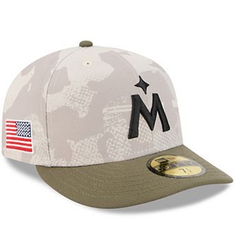 Men's New Era Light Beige/Olive Minnesota Twins 2025 Armed Forces Day 59FIFTY Fitted Hat