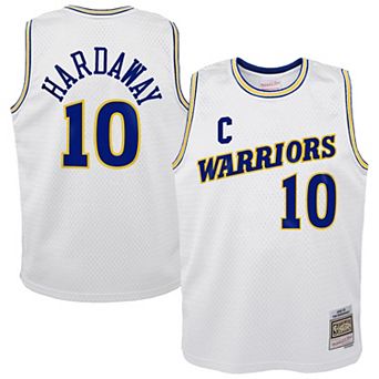 Youth Mitchell & Ness Tim Hardaway White Golden State Warriors 1990-91 Hardwood Classics Swingman Throwback Home Jersey