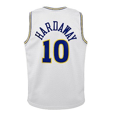 Youth Mitchell & Ness Tim Hardaway White Golden State Warriors 1990-91 Hardwood Classics Swingman Throwback Home Jersey