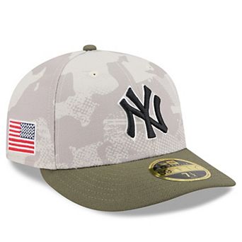 Men's New Era Light Beige/Olive New York Yankees 2025 Armed Forces Day Low Profile 59FIFTY Fitted Hat