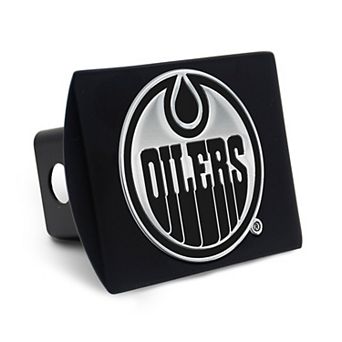 WinCraft Edmonton Oilers Premium Metal Chrome Logo Universal Hitch Cover